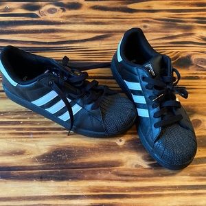 ADIDAS ORTHOLITE BLACK SHOES SZ 3.5